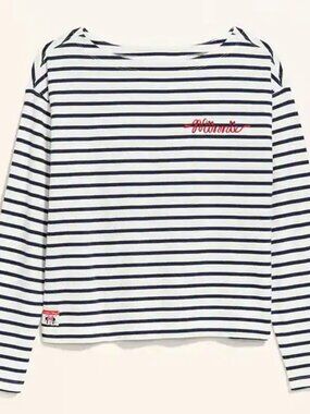 Old Navy x Disney Minnie Mouse Long-Sleeve Mariner T-Shirt for Women Size M NWT